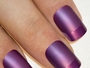 Matte Purple French False Nails