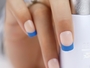 Don't be Blue French False Nails