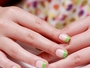 Go Green French False Nails